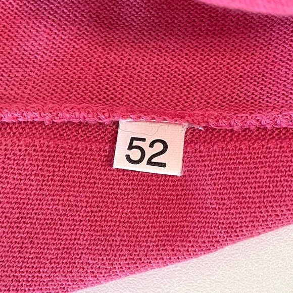 Malo Lightweight Cotton Crewneck Long Sleeve Knit Pullover Pink IT 52 US Medium - Picture 10 of 13